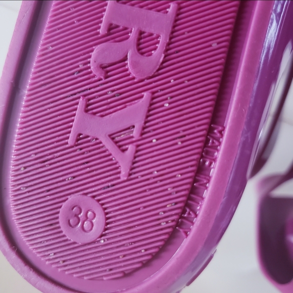 Burberry Purple Gladiator Jelly Sandals - 38 - Picture 7 of 11